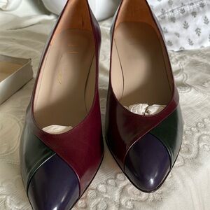 Brand new Italian, leather ladies heels